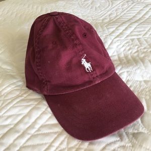 Red Polo hat